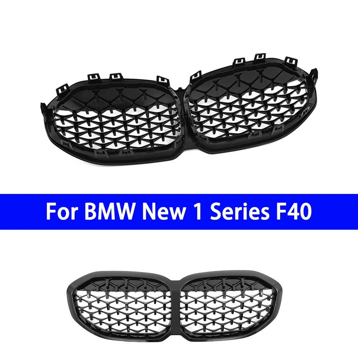 Suitable for BMW New 1 Series F40 Hatchback Modification, Starry Sky All Black Model, Front Grille and Grille
Suitable for BMW New 1 Series F40 Hatchback Modification, Starry Sky All Black Model, Front Grille and Grille
