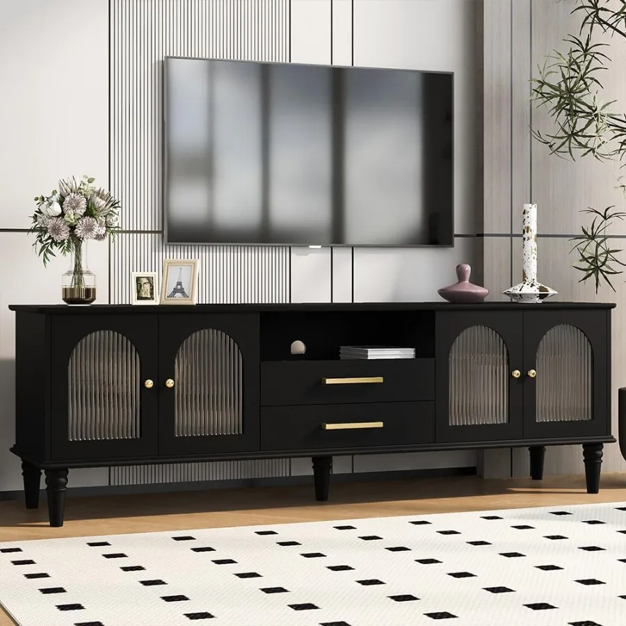 68,8 Черная подставка под телевизор для гостиной Современный развлекательный центр с ящиками для хранения Медиа ТВ-стол со стеклянными дверцами Шкаф и
68,8 Черная подставка под телевизор для гостиной Современный развлекательный центр с ящиками для хранения Медиа ТВ-стол со стеклянными дверцами Шкаф и
