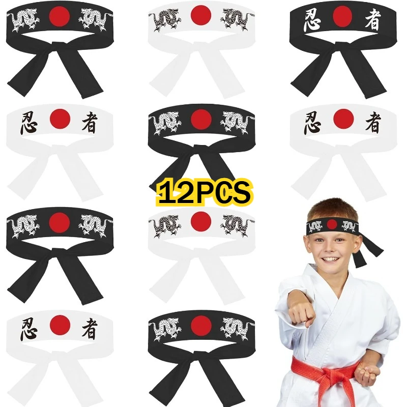 12Pcs Japanese Karate Headband Japanese Sushi Chef Bandana Headwear for Karate Sports Kitchen Cooking Headbands Supply party
12Pcs Japanese Karate Headband Japanese Sushi Chef Bandana Headwear for Karate Sports Kitchen Cooking Headbands Supply party