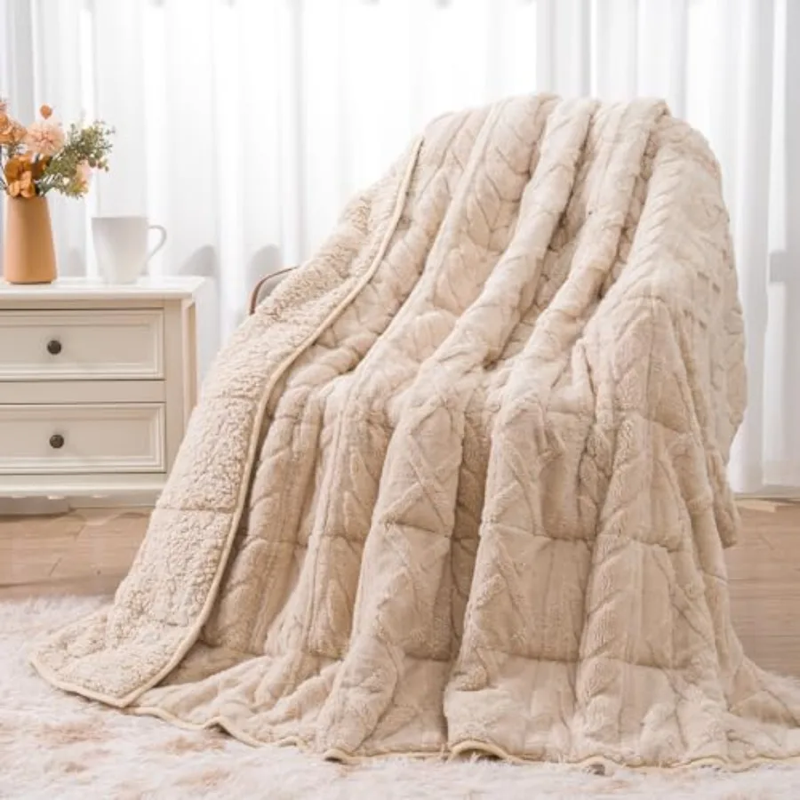 Утяжеленное одеяло Jquard Fce, размер Twin (48 x 72 дюйма), 5 слоев, ультрамягкое, уютное, из шерпы, для взрослых, очень пушистое, тяжелое одеяло
Утяжеленное одеяло Jquard Fce, размер Twin (48 x 72 дюйма), 5 слоев, ультрамягкое, уютное, из шерпы, для взрослых, очень пушистое, тяжелое одеяло