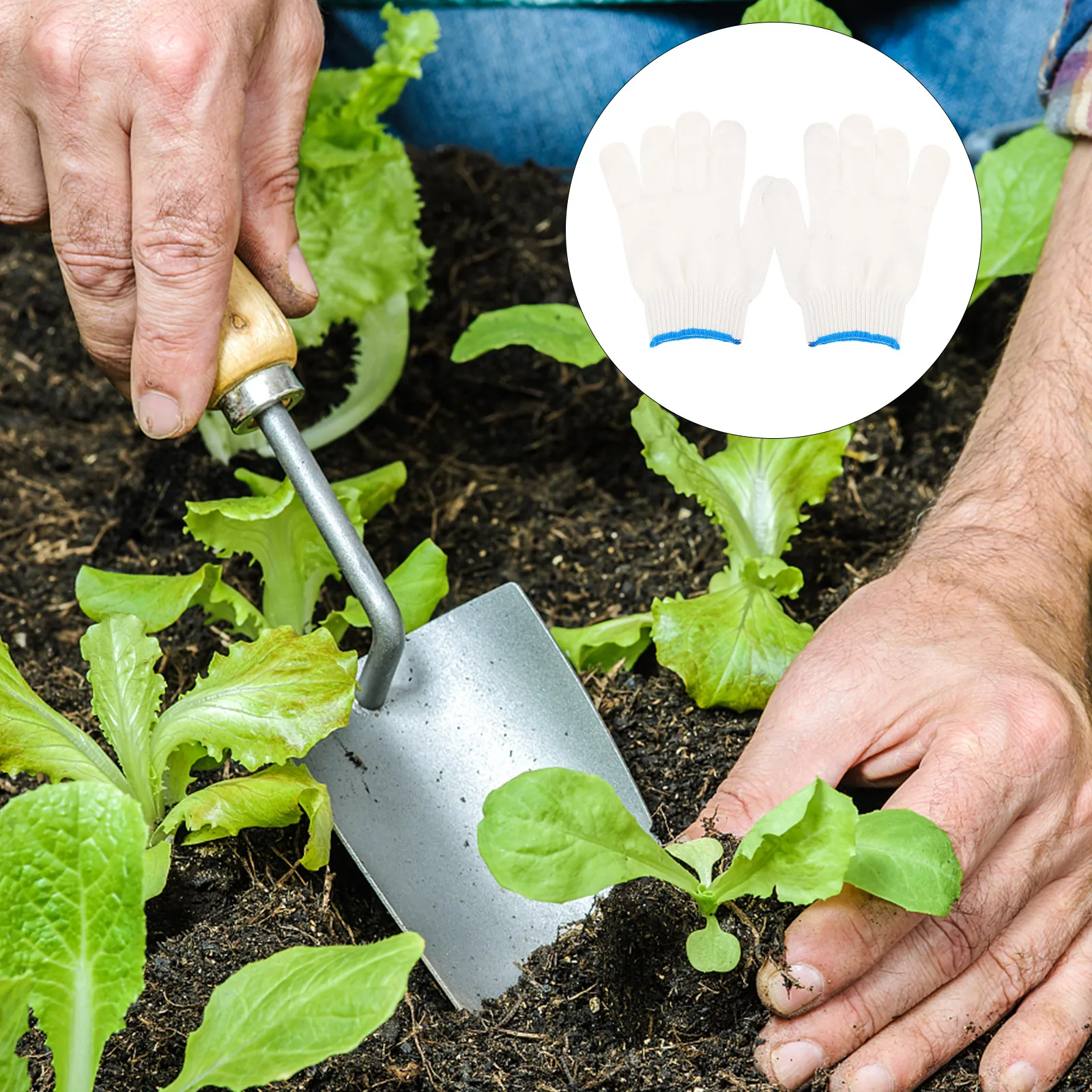 12 Pairs Non Slip Cotton Gloves 900g XL Durable Work Gloves for Garden Weeding Carrying Tools Protective Reusable
12 Pairs Non Slip Cotton Gloves 900g XL Durable Work Gloves for Garden Weeding Carrying Tools Protective Reusable