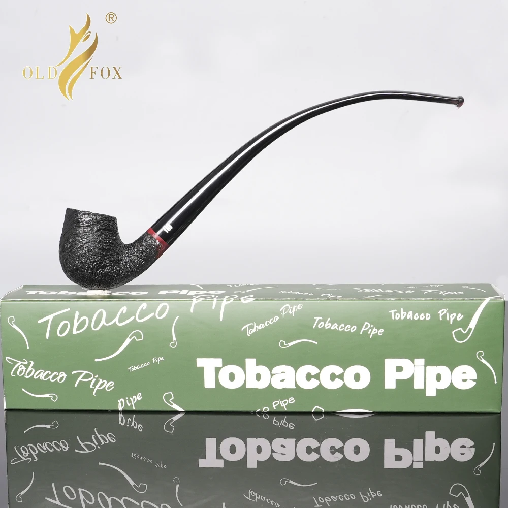 OLDFOX Churchwarden - Handcrafted Briar Pipe, Wooden Long Pipe, Wizard Pipe Style Pipe, R Wood Pipe ( 601) 9mm filter element
OLDFOX Churchwarden - Handcrafted Briar Pipe, Wooden Long Pipe, Wizard Pipe Style Pipe, R Wood Pipe ( 601) 9mm filter element