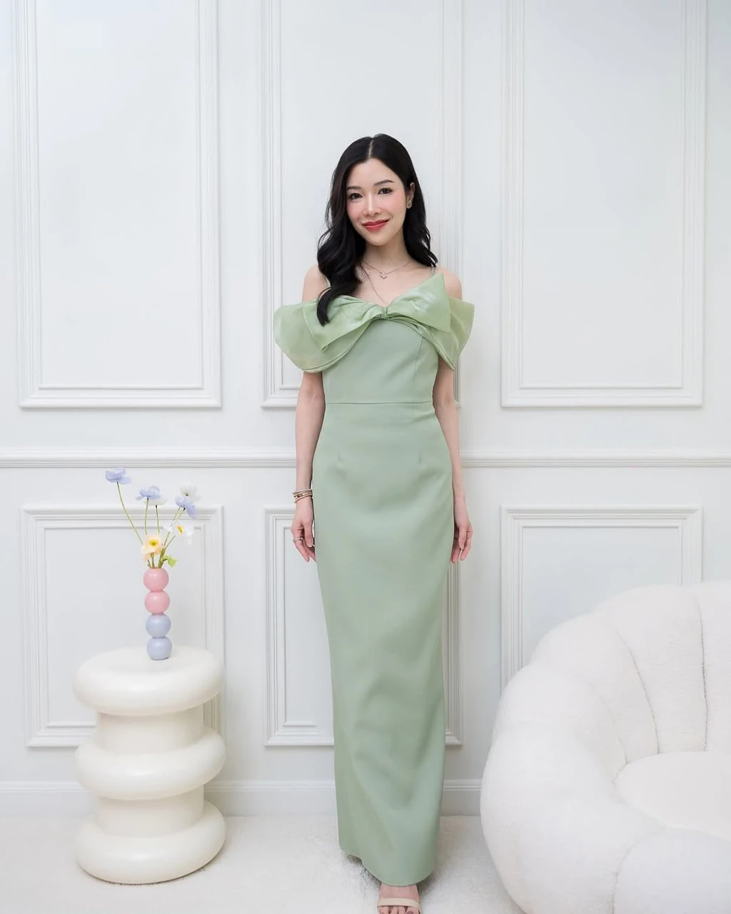 Customized Fashion Jersey Straight Off the Shoulder Bow Evening Dresses Short Sleeves Bespoke Occasion Gowns Temperament
Customized Fashion Jersey Straight Off the Shoulder Bow Evening Dresses Short Sleeves Bespoke Occasion Gowns Temperament