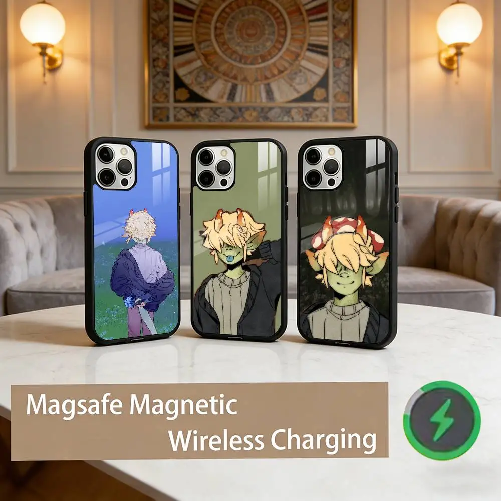 M-Mushroom Oasis A-Anime Phone Case For iPhone17,16,15,14,13,12,11 Plus,Pro Max Magnetic For Magsafe Wireless Charging
M-Mushroom Oasis A-Anime Phone Case For iPhone17,16,15,14,13,12,11 Plus,Pro Max Magnetic For Magsafe Wireless Charging