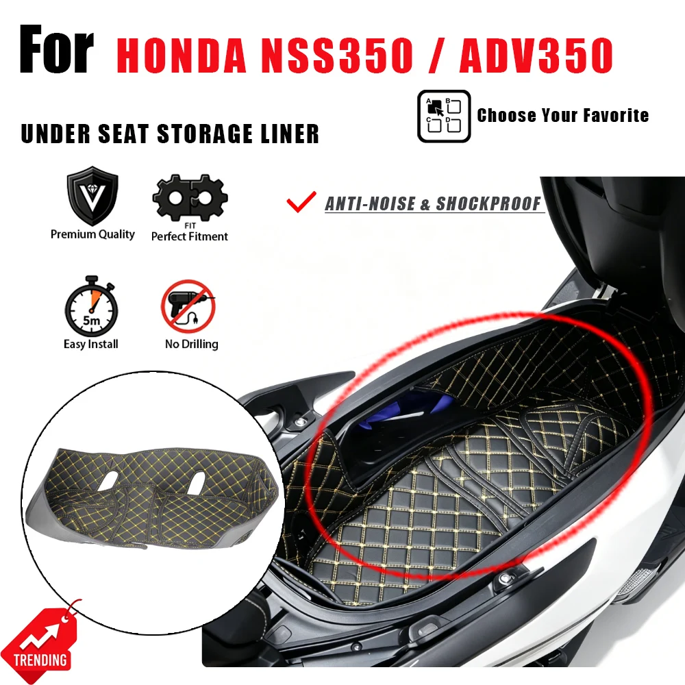 For Honda NSS350 ADV350 Forza 350 Motorcycle Storage Box Liner Under Seat Inner Pad Anti-noise Protector Accesorios Moto
For Honda NSS350 ADV350 Forza 350 Motorcycle Storage Box Liner Under Seat Inner Pad Anti-noise Protector Accesorios Moto