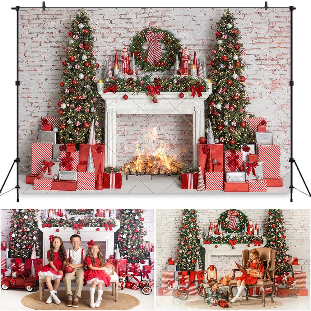 Рождественский камин фотография фон белая кирпичная стена фото фон Красная рождественская елка подарок Декор дети фото студия реквизит
Рождественский камин фотография фон белая кирпичная стена фото фон Красная рождественская елка подарок Декор дети фото студия реквизит