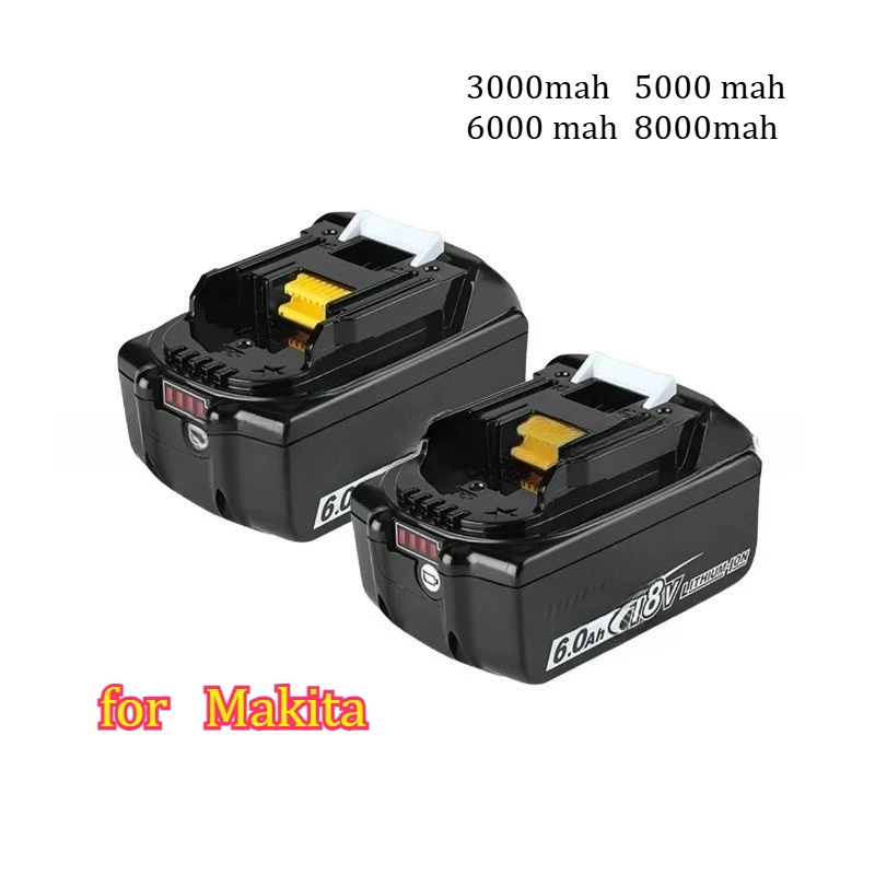 8000mAh Suitable for Maki 18V5.0 BL1830 BL1850 Cordless Power Tool Accessories Lithium Long Range Battery Pack
8000mAh Suitable for Maki 18V5.0 BL1830 BL1850 Cordless Power Tool Accessories Lithium Long Range Battery Pack