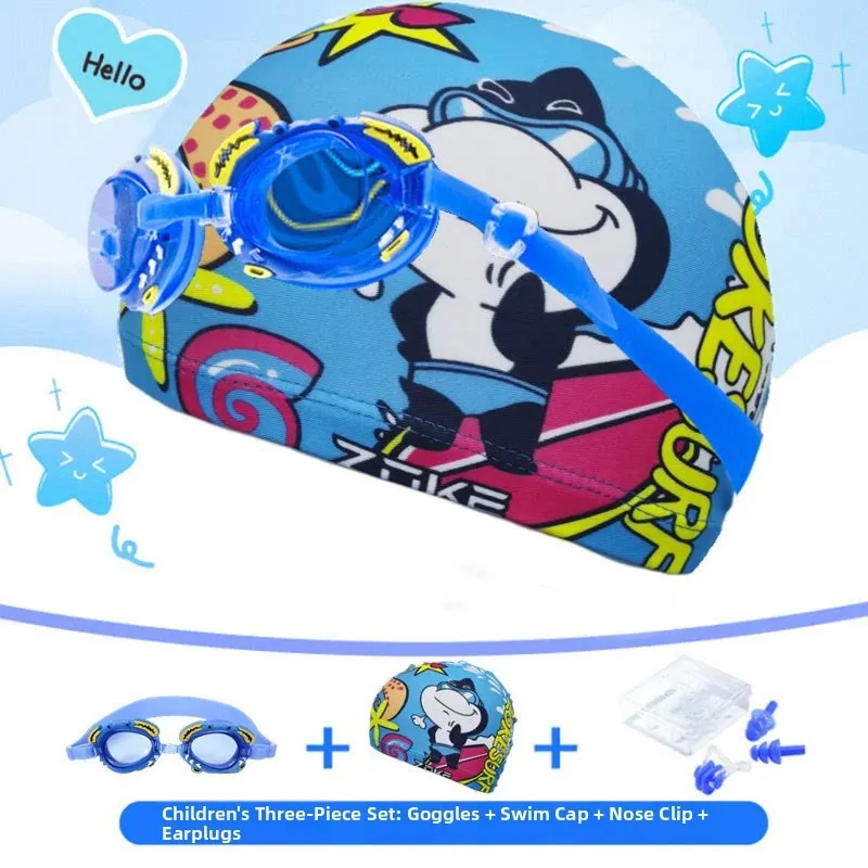 Kids Swimming Goggles Cap Set 3PCS Cartoon Pattern Soft Silicone for Children Boys Girls Swimming Protection Nose Clip Ear Plugs
Kids Swimming Goggles Cap Set 3PCS Cartoon Pattern Soft Silicone for Children Boys Girls Swimming Protection Nose Clip Ear Plugs