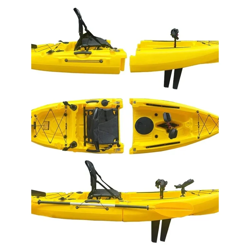 Single , detachle kayak, plastic platform , convenient pedal boat, two person splicing
Single , detachle kayak, plastic platform , convenient pedal boat, two person splicing