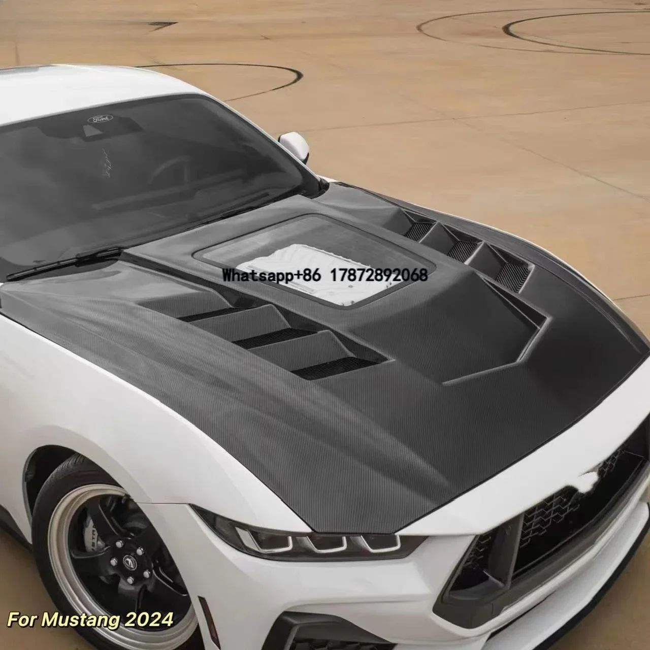 Carbon Fiber Hood for Mustang 2024 with Glass Window Real Carbon Fiber Hood Carbon Fiber
Carbon Fiber Hood for Mustang 2024 with Glass Window Real Carbon Fiber Hood Carbon Fiber