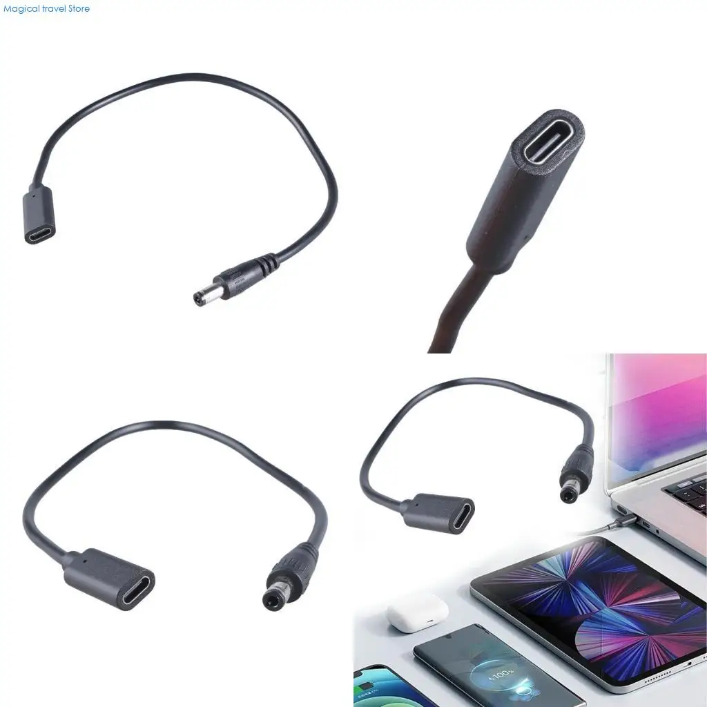 N2UB 11.8" Type C to DC5.5x2.5mm Power Cable Cord for Routers LED Light Speaker 30cm
N2UB 11.8" Type C to DC5.5x2.5mm Power Cable Cord for Routers LED Light Speaker 30cm