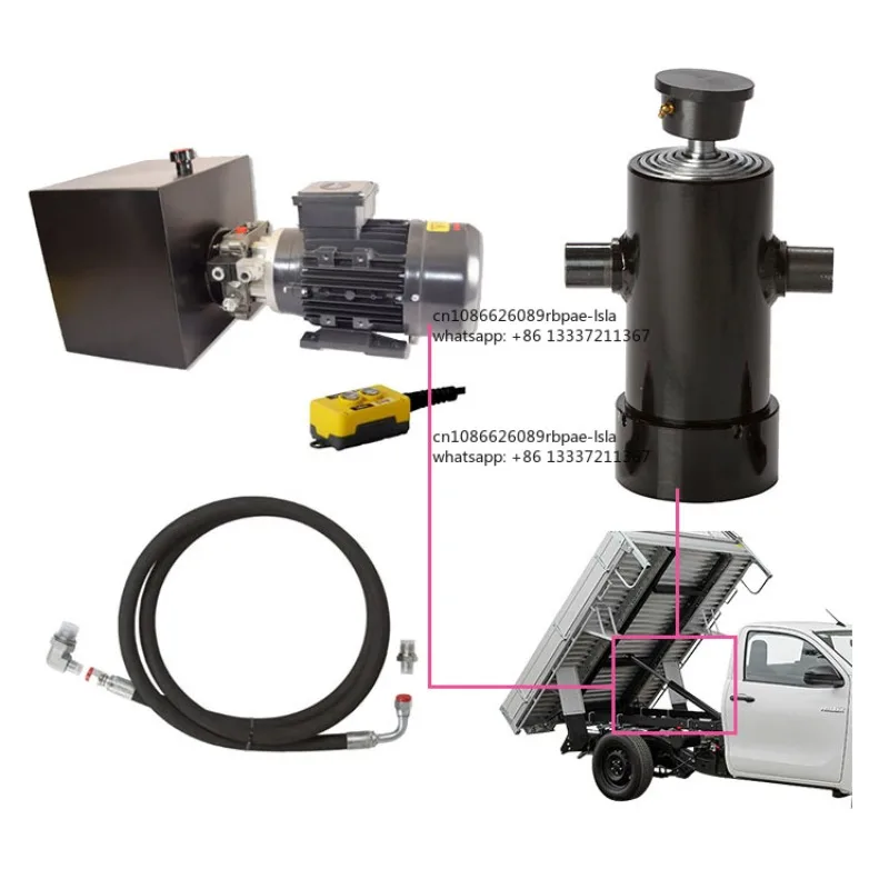 Tipping or Tipper Trailer Telescopic Hydraulic Rams Jack Cylinder for Tipper Trailer Truck Scissor Hoist Lift Kit
Tipping or Tipper Trailer Telescopic Hydraulic Rams Jack Cylinder for Tipper Trailer Truck Scissor Hoist Lift Kit