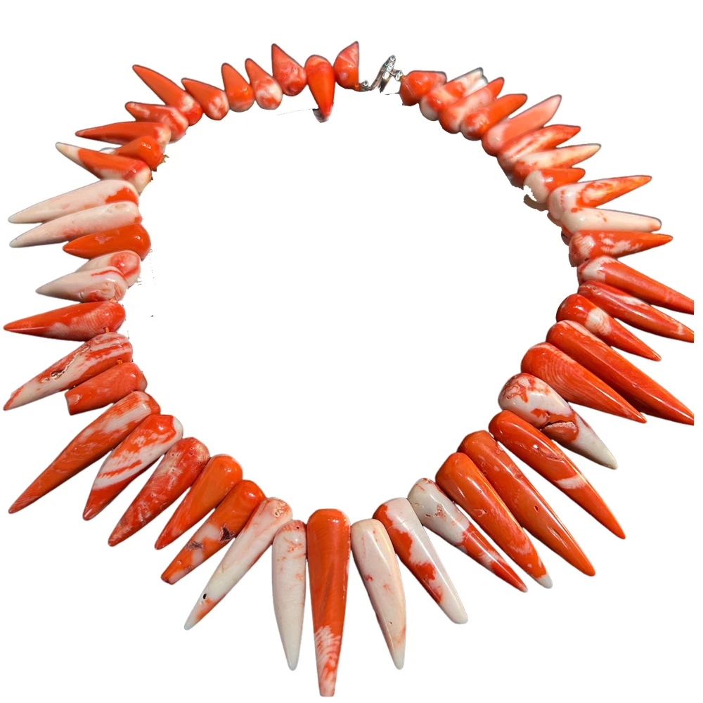 Кораллового цвета, большие икла, цепочка на ключицу, ожерелье для женщин, эффектное колье, африканские украшения, элегантный подарок для вечеринки, аксессуары
Кораллового цвета, большие икла, цепочка на ключицу, ожерелье для женщин, эффектное колье, африканские украшения, элегантный подарок для вечеринки, аксессуары