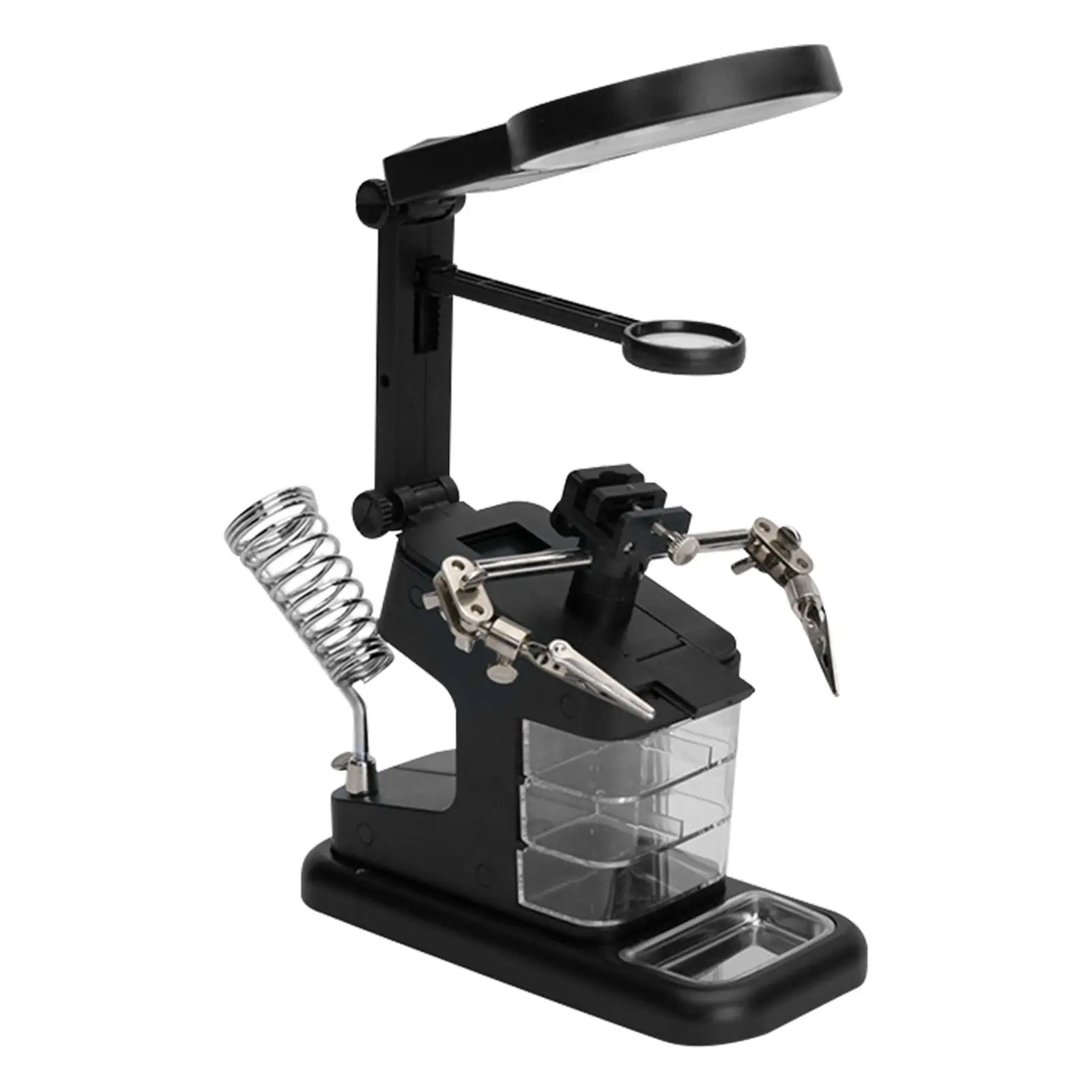 USB Welding Clamp 10LED Light Adjustable Helping Hands Black Acrylic Lens Desk Magnifiers Electronics Hand Clamp Soldering
USB Welding Clamp 10LED Light Adjustable Helping Hands Black Acrylic Lens Desk Magnifiers Electronics Hand Clamp Soldering