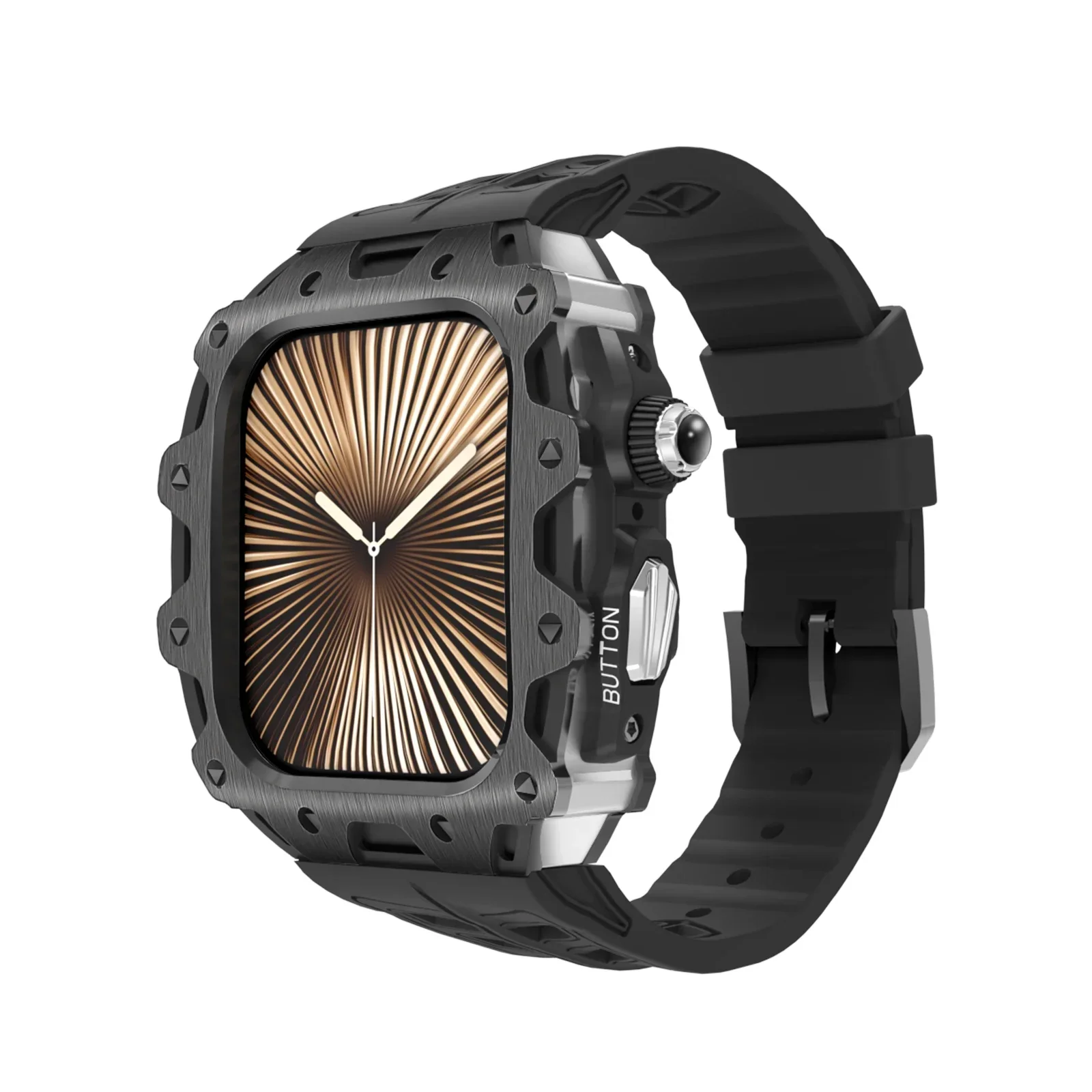 Luxury Modification Kit For Apple Watch 46mm Silicone Strap For iWatch Series 10 46 42MM Stainless Steel Modified Case
Luxury Modification Kit For Apple Watch 46mm Silicone Strap For iWatch Series 10 46 42MM Stainless Steel Modified Case