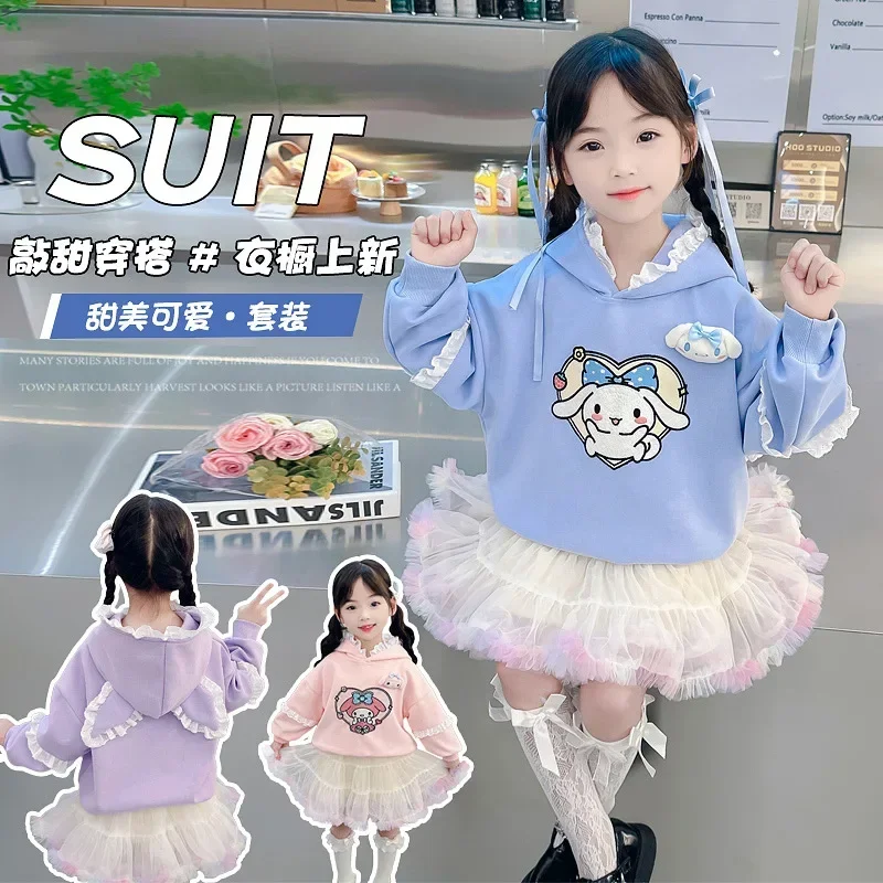 Sweet Kuromi My Melody Anime Kawaii Sanrio Ins Long Sleeve Hoodie Cute Cartoon Cinnamoroll Children Shirt Clothing Gifts Kids
Sweet Kuromi My Melody Anime Kawaii Sanrio Ins Long Sleeve Hoodie Cute Cartoon Cinnamoroll Children Shirt Clothing Gifts Kids