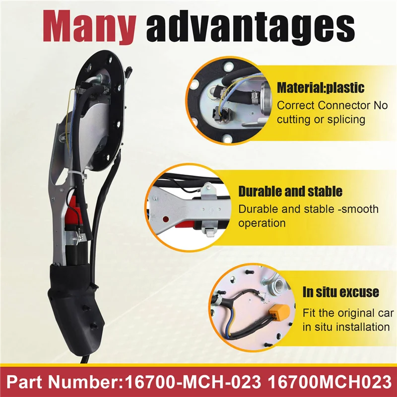 16700-MCH-023 Motorcycle Fuel Pump Assembly Fit For Honda VTX1800 VTX1800R VTX1800S 2002-2004 16700MCH023-X67A
16700-MCH-023 Motorcycle Fuel Pump Assembly Fit For Honda VTX1800 VTX1800R VTX1800S 2002-2004 16700MCH023-X67A