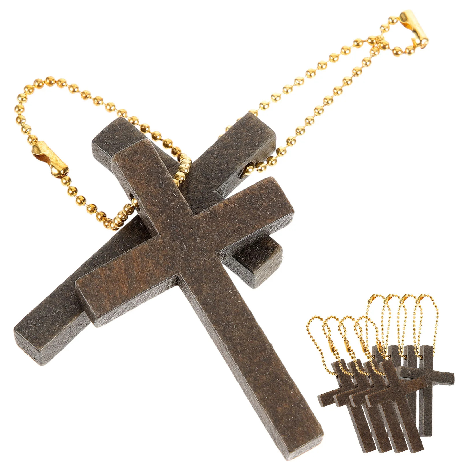 Wooden Cross Ornament Craft Pendant Mini Pendants Religious Hanging Charms DIY Necklace Jewelry
Wooden Cross Ornament Craft Pendant Mini Pendants Religious Hanging Charms DIY Necklace Jewelry