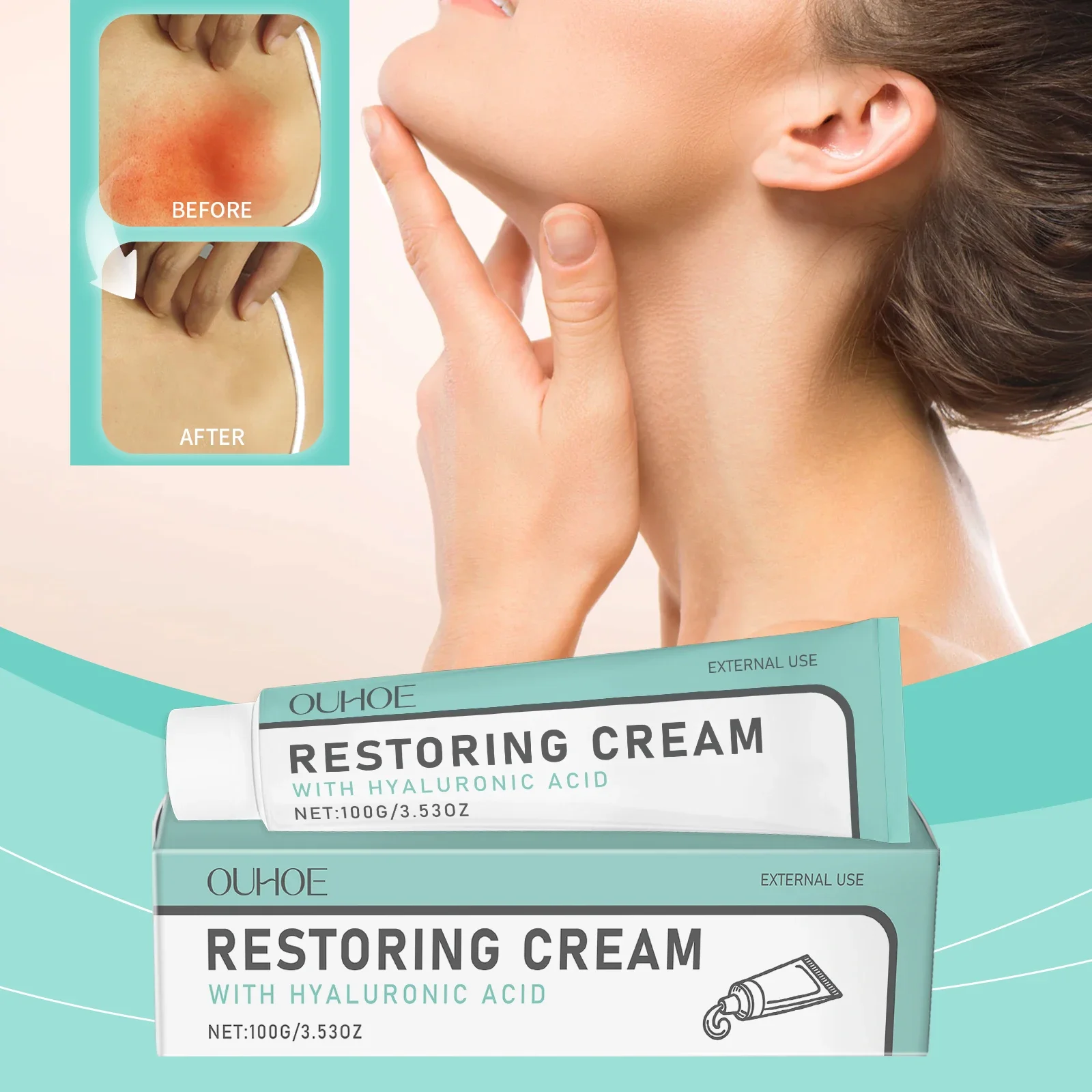 Skin care cream Soothes dry skin moisturizing and improves redness and gentle skin care cream
Skin care cream Soothes dry skin moisturizing and improves redness and gentle skin care cream