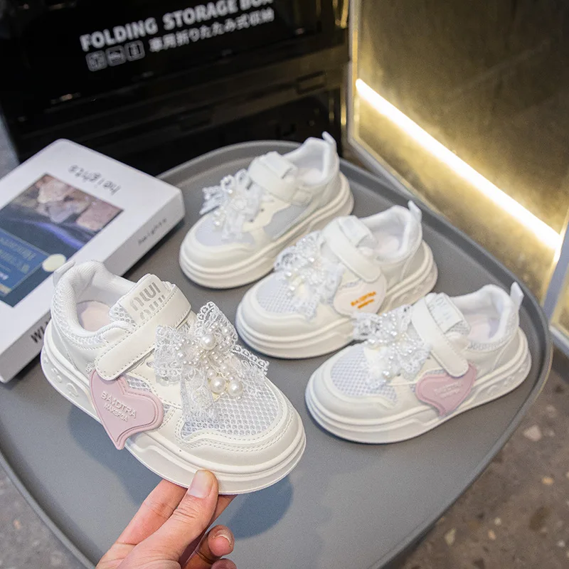 All-Season Children Mesh Panel Shoes Girls Pearl Casual Shoes Student Soft Sole Mesh Sports White Sneakers Kids Non-Slip Sandals
All-Season Children Mesh Panel Shoes Girls Pearl Casual Shoes Student Soft Sole Mesh Sports White Sneakers Kids Non-Slip Sandals