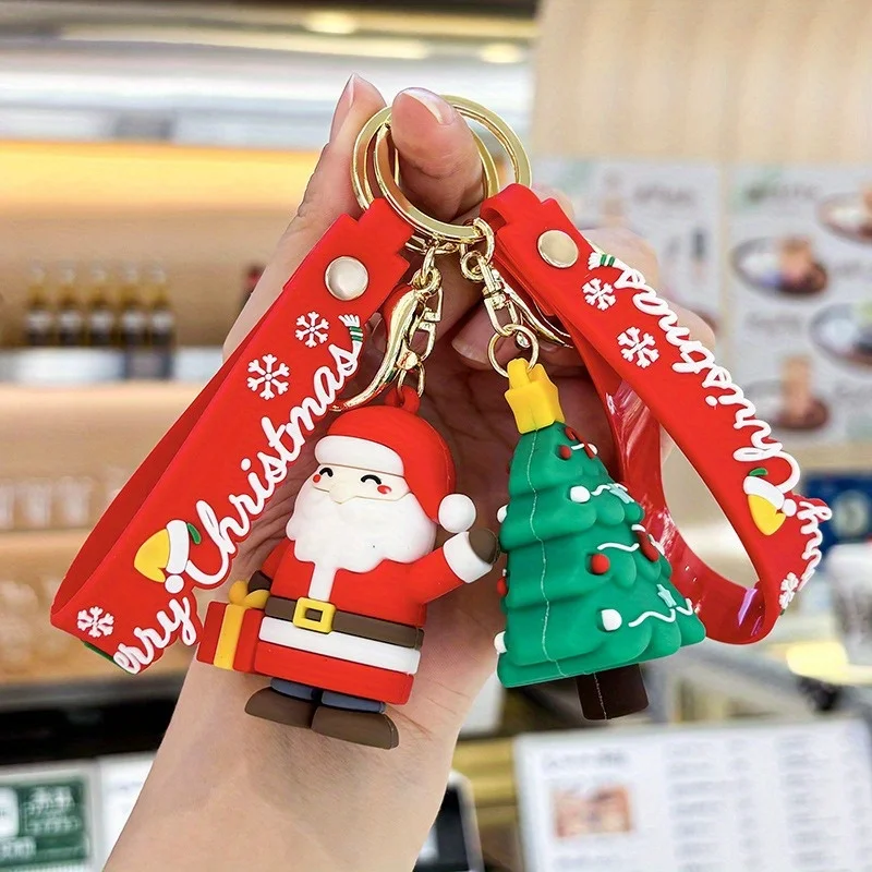 Fashionable and Creative Santa Claus Keychain Women's Car Pendant Exquisite Bag Key Hanging Decoration Christmas Small Gift
Fashionable and Creative Santa Claus Keychain Women's Car Pendant Exquisite Bag Key Hanging Decoration Christmas Small Gift