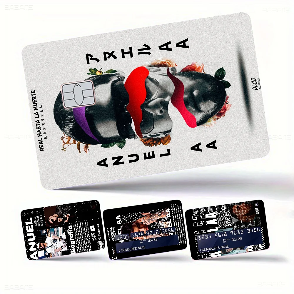 Hip Hop Rapper A-Anuel AA Credit Card Skin Stickers No Adhesive Residue Water Proof For VISA Credit Card Subway Access Card
Hip Hop Rapper A-Anuel AA Credit Card Skin Stickers No Adhesive Residue Water Proof For VISA Credit Card Subway Access Card