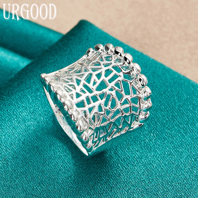 925 Sterling Silver 7-10# Weave Ring For Women Man Party Engagement Wedding Charm Gift Fashion Jewelry
925 Sterling Silver 7-10# Weave Ring For Women Man Party Engagement Wedding Charm Gift Fashion Jewelry