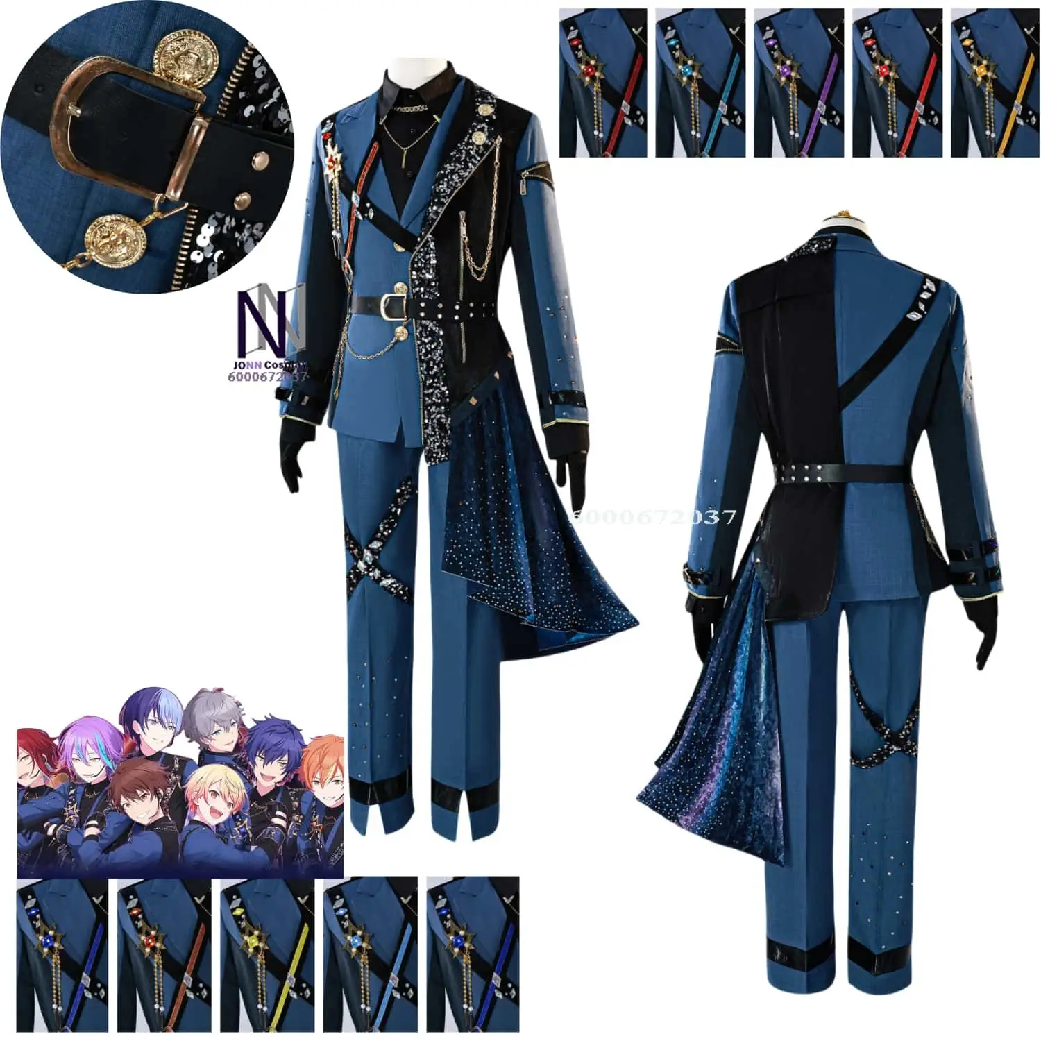 Game Ensemble Stars×Project SEKAI Colorful Stage Collaboration Cosplay Anime Costume Blue Stage Suits for Men Women ComicCon Set
Game Ensemble Stars×Project SEKAI Colorful Stage Collaboration Cosplay Anime Costume Blue Stage Suits for Men Women ComicCon Set