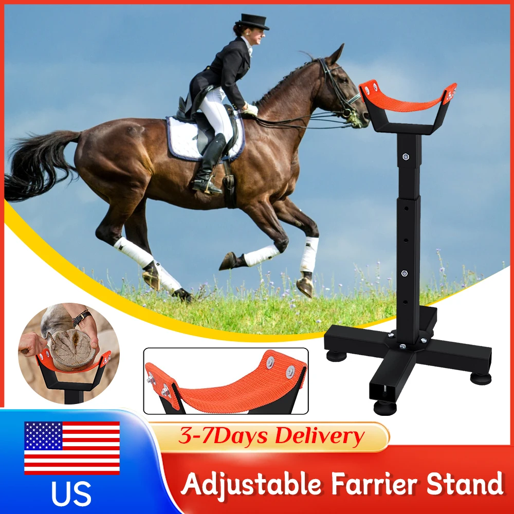 Adjustable Farrier Stand Horse Hoof Stand Blacksmith Hoof Jack Farrier Stand for Horse Hoof Care Trimming Shoeing Barefoot Grip
Adjustable Farrier Stand Horse Hoof Stand Blacksmith Hoof Jack Farrier Stand for Horse Hoof Care Trimming Shoeing Barefoot Grip
