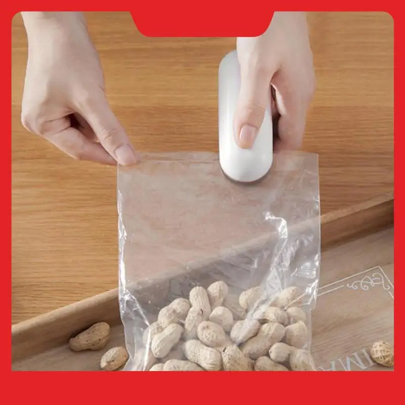 Mini Bag Sealer Portable Sealing Bags Machine, Handheld Heat Food Vacuum Sealer Machine Storage Potato Chip Cookie Bags Durable
Mini Bag Sealer Portable Sealing Bags Machine, Handheld Heat Food Vacuum Sealer Machine Storage Potato Chip Cookie Bags Durable