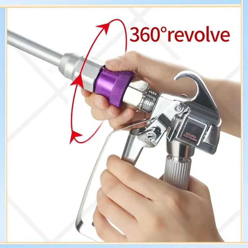 -SPOR Pivot Rotary Joint 360° Rotation Airless Paint Spraying Fan Airless Sprays Accessory Pivoting Swivel Connector
-SPOR Pivot Rotary Joint 360° Rotation Airless Paint Spraying Fan Airless Sprays Accessory Pivoting Swivel Connector