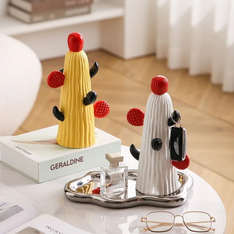 Creative Ceramic Cactus Storage Shelf Living Room Car Keys Jewelry Sundry Storage Shelf Countertop Ornaments Crafts Home Decor
Creative Ceramic Cactus Storage Shelf Living Room Car Keys Jewelry Sundry Storage Shelf Countertop Ornaments Crafts Home Decor