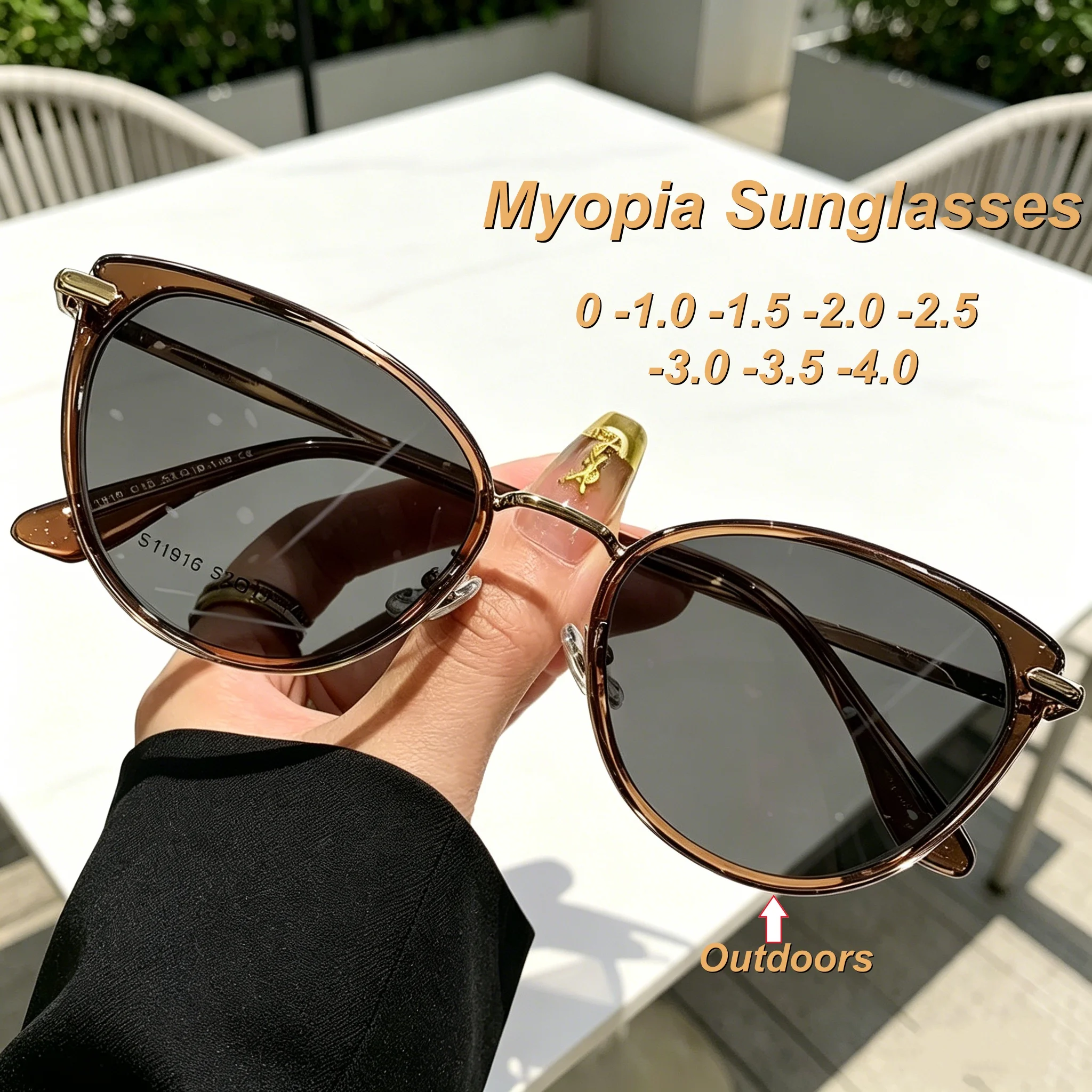 Fashionable Personalized High-definition Cat Eye Women's Nearsighted Sunglasses Outdoor Neutral High-quality Sunscreen Glasses
Fashionable Personalized High-definition Cat Eye Women's Nearsighted Sunglasses Outdoor Neutral High-quality Sunscreen Glasses