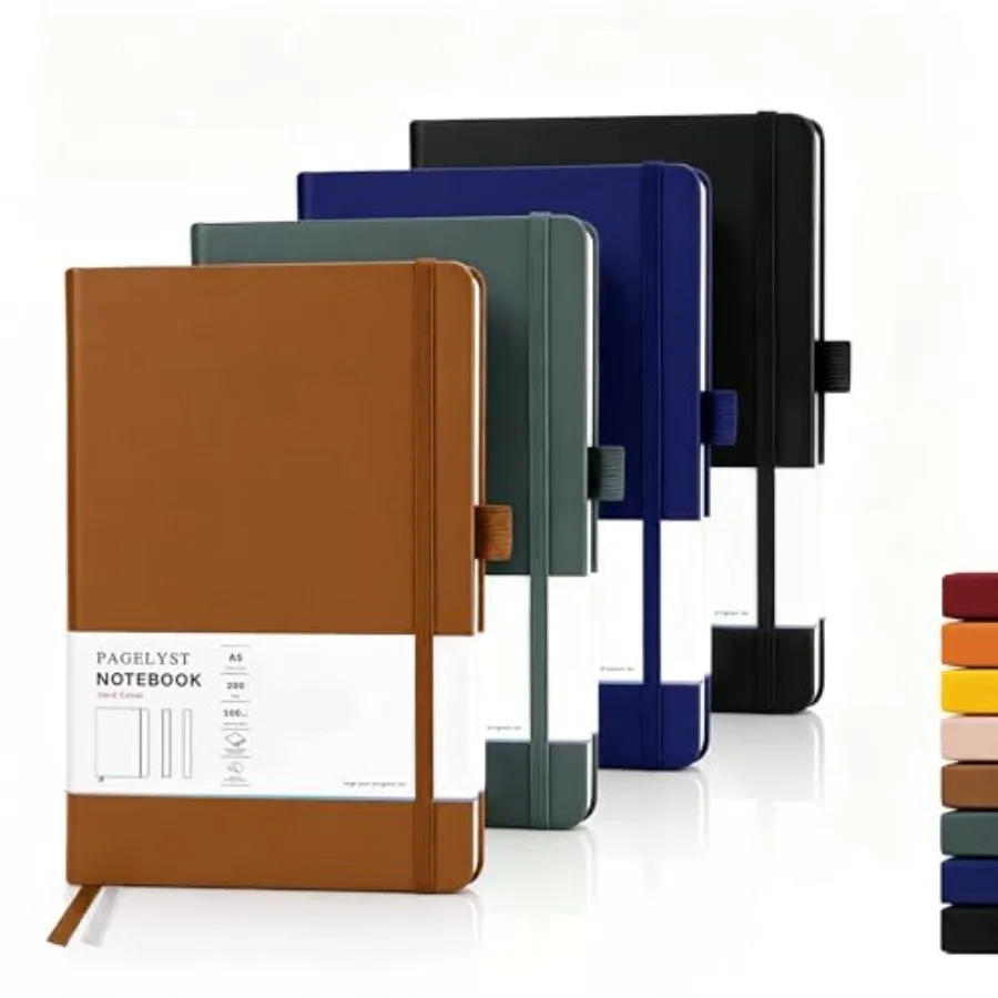 Graph Paper Notebook, 200 Pages, 4 Pack Leather Hardcover Notebook, A5 Medium 5.7'' x 8.3'', 100 GSM Thick Paper for Students,
Graph Paper Notebook, 200 Pages, 4 Pack Leather Hardcover Notebook, A5 Medium 5.7'' x 8.3'', 100 GSM Thick Paper for Students,