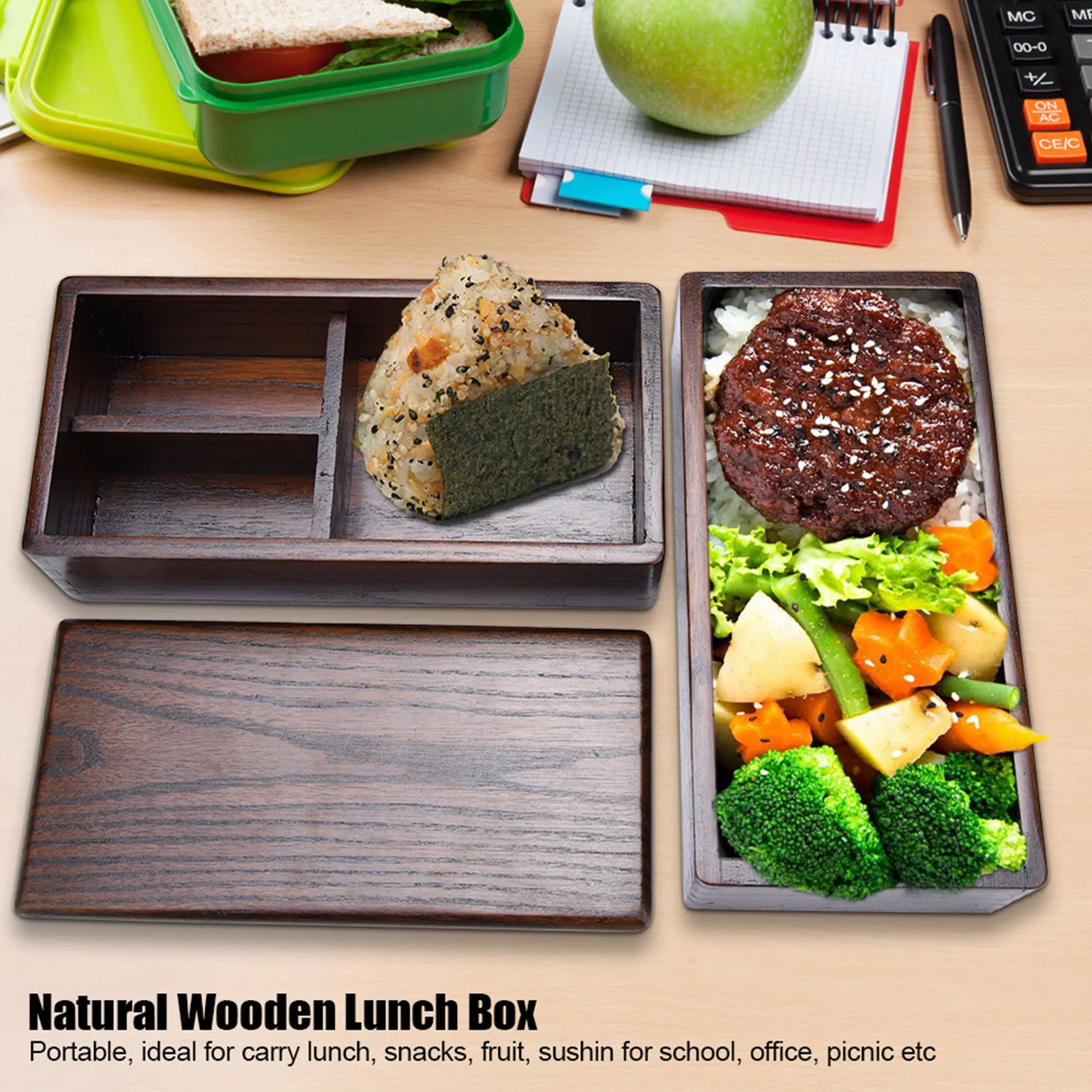 Natural Wooden Double Layer Rectangular Sushi Lunch Box Food Container for Picnic
Natural Wooden Double Layer Rectangular Sushi Lunch Box Food Container for Picnic
