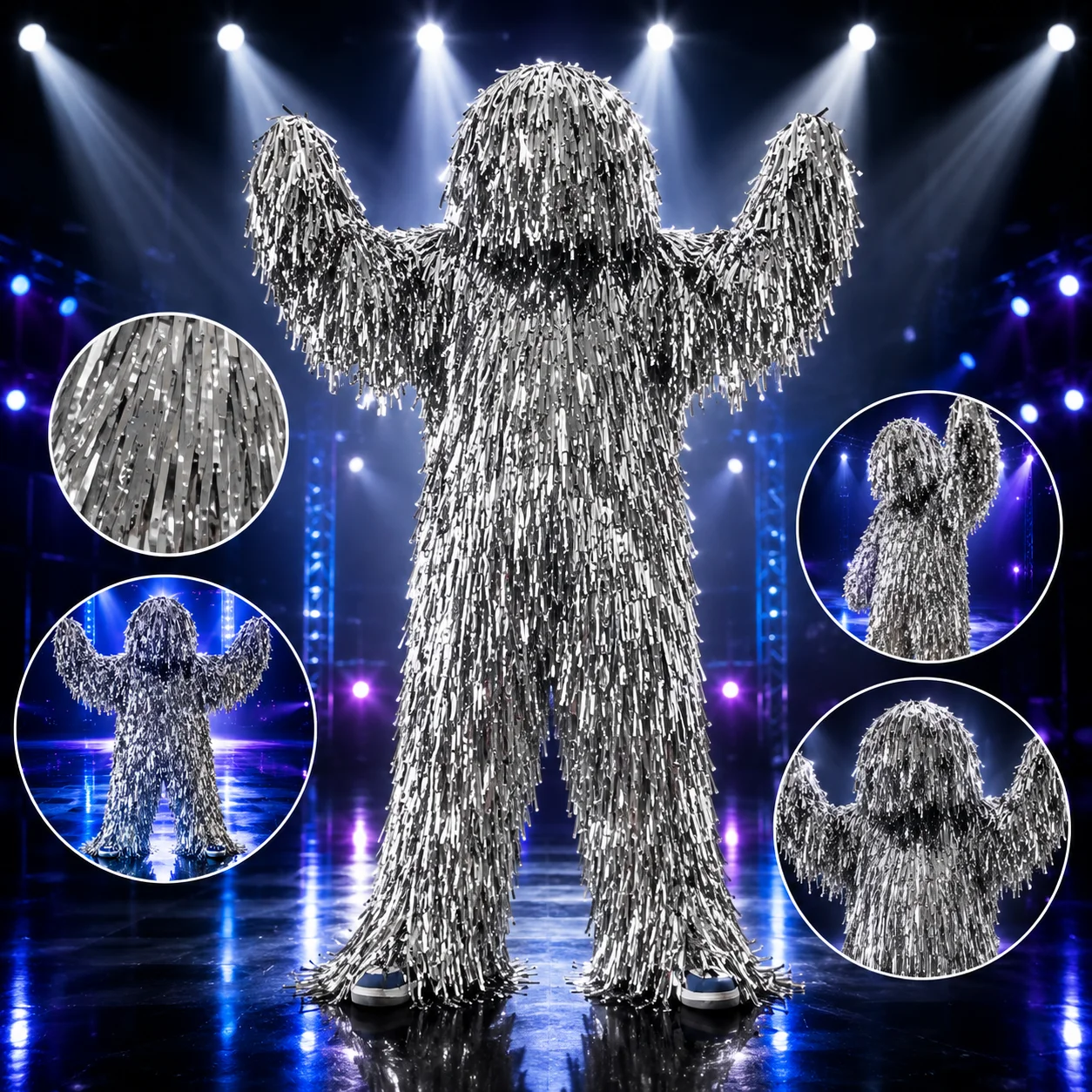 Fringe Tassel Dance Dress with Movable Sequins for Stage Nightclub Holiday Party Modern Performance Costume Optional Colors Avai
Fringe Tassel Dance Dress with Movable Sequins for Stage Nightclub Holiday Party Modern Performance Costume Optional Colors Avai