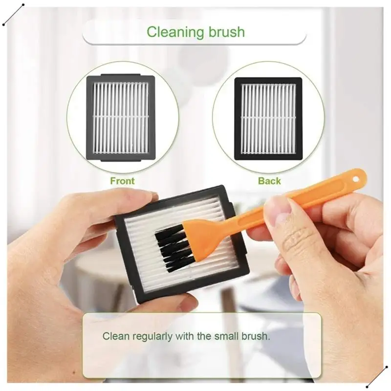 Hepa Filter Kit For Irobot Roombai7 I7+ E5 E6 I3 Sweeping Robot Spare Parts Accessories
Hepa Filter Kit For Irobot Roombai7 I7+ E5 E6 I3 Sweeping Robot Spare Parts Accessories