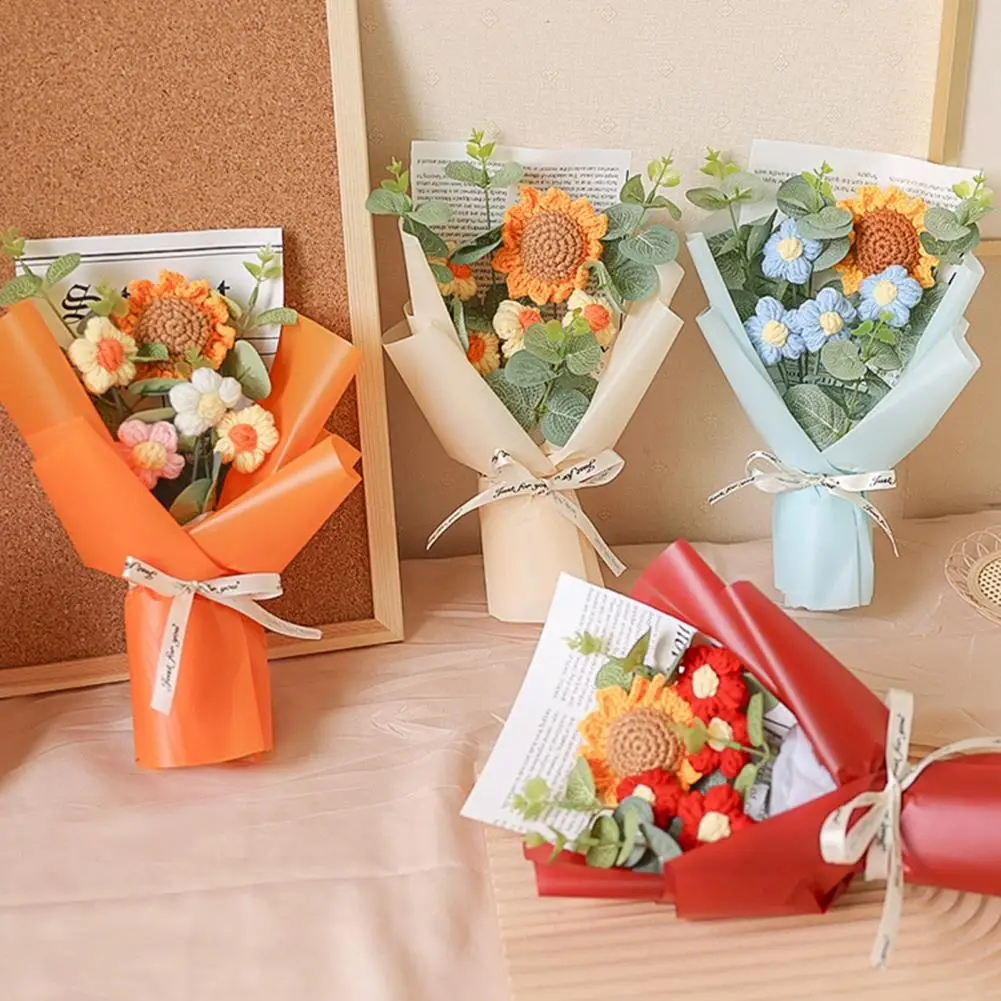 Вязаный букет из искусственных цветов ручной работы: подсолнухи из пряжи, подарок на День матери, День святого Валентина, 90%
Вязаный букет из искусственных цветов ручной работы: подсолнухи из пряжи, подарок на День матери, День святого Валентина, 90%