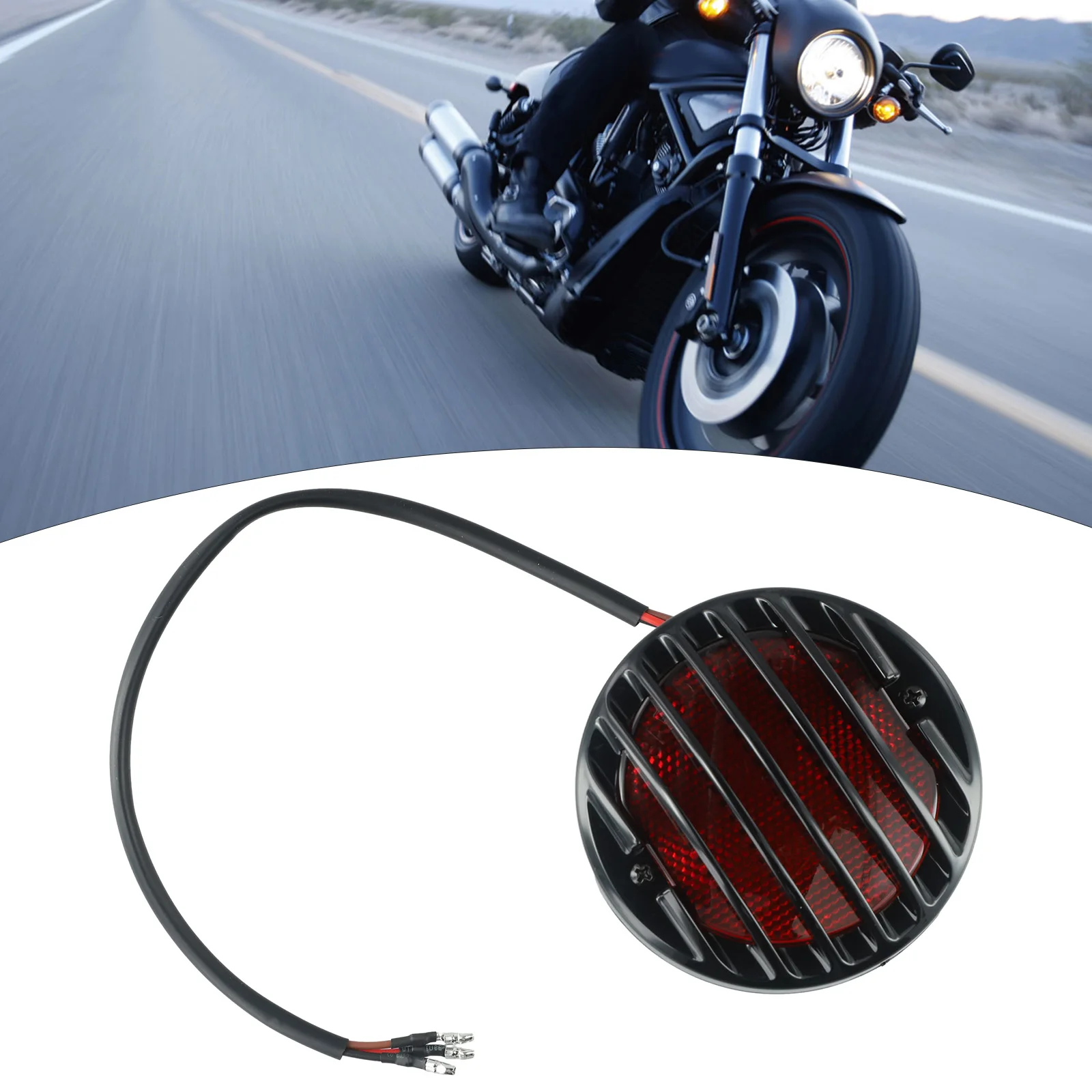 1x Vehicle Black Round Motorcycle Tail Light 12V For Harley Cruiser Cafe Universal Motorcycle Signal Lamp Lighting Indicators
1x Vehicle Black Round Motorcycle Tail Light 12V For Harley Cruiser Cafe Universal Motorcycle Signal Lamp Lighting Indicators