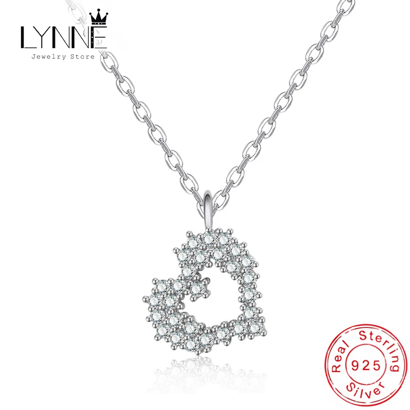 New Fashion 925 Sterling Silver Heart Zircon Pendant Necklaces Women Jewelry Birthday Gift Love Rhinestone Charm Clavicle Chain
New Fashion 925 Sterling Silver Heart Zircon Pendant Necklaces Women Jewelry Birthday Gift Love Rhinestone Charm Clavicle Chain