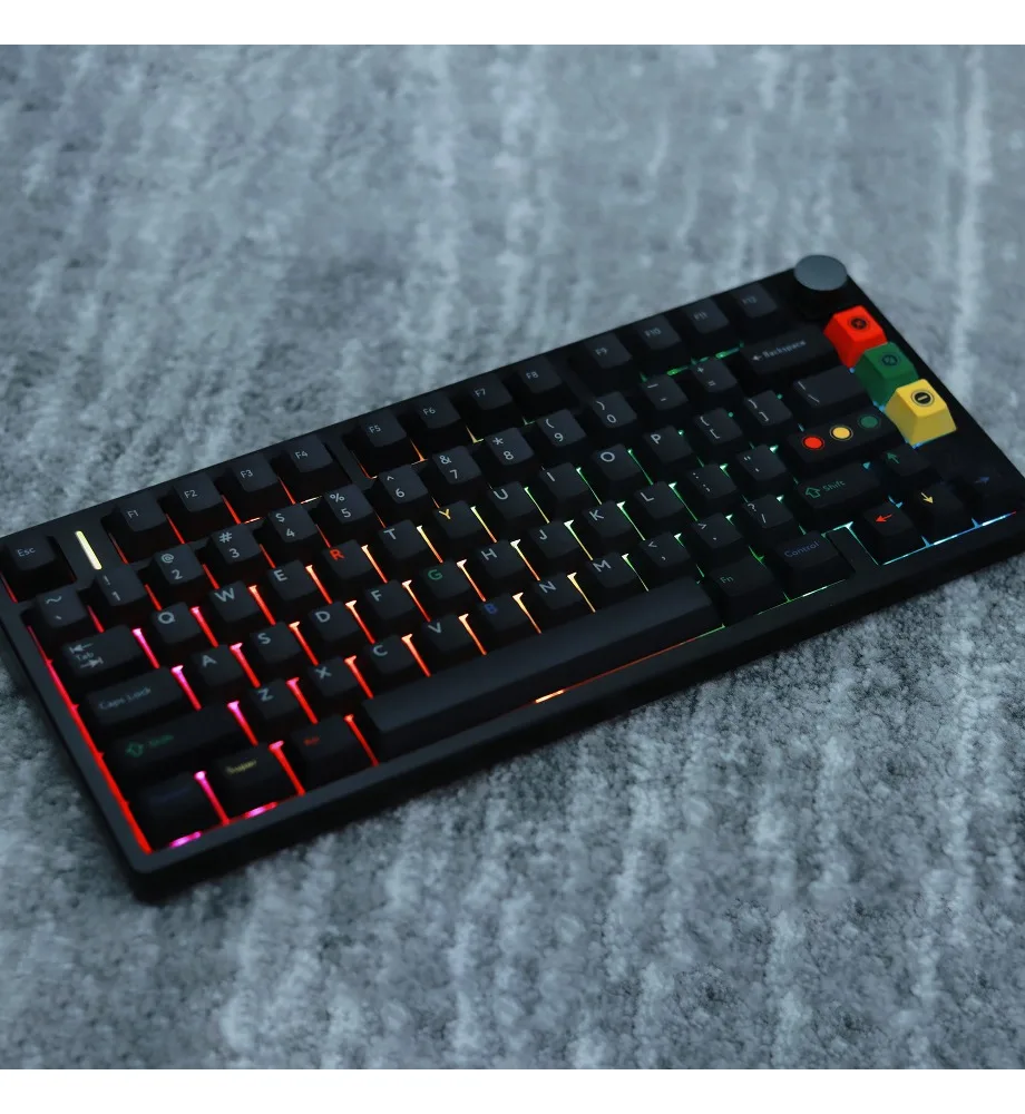 Keycap personality 142 keys full set of PBT sublimation for mechanical keyboard black light keycap black gray color scheme
Keycap personality 142 keys full set of PBT sublimation for mechanical keyboard black light keycap black gray color scheme