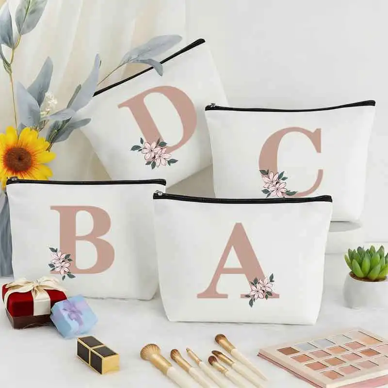 Flower Pattern Monogram Makeup Bag for Women Wedding Bridesmaid Gifts Travel Cosmetic Bag Organizers Pouch Accessories
Flower Pattern Monogram Makeup Bag for Women Wedding Bridesmaid Gifts Travel Cosmetic Bag Organizers Pouch Accessories