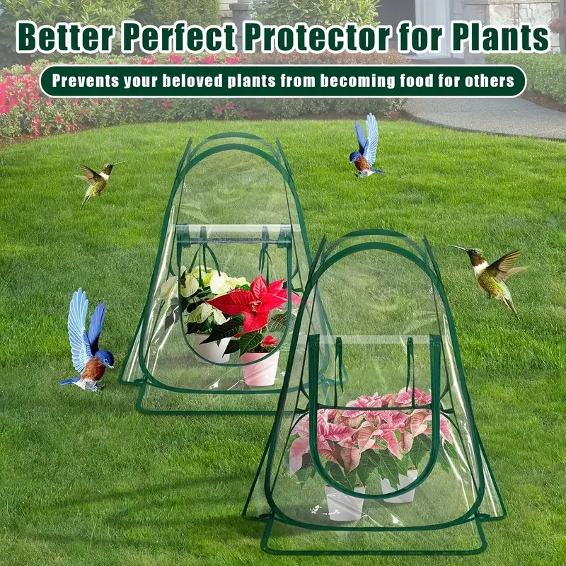 Foldable Portable Mini Greenhouse cover Transparent Plant Cover with Roll-Up Zipper Entry Door for garden patio backyard porch
Foldable Portable Mini Greenhouse cover Transparent Plant Cover with Roll-Up Zipper Entry Door for garden patio backyard porch