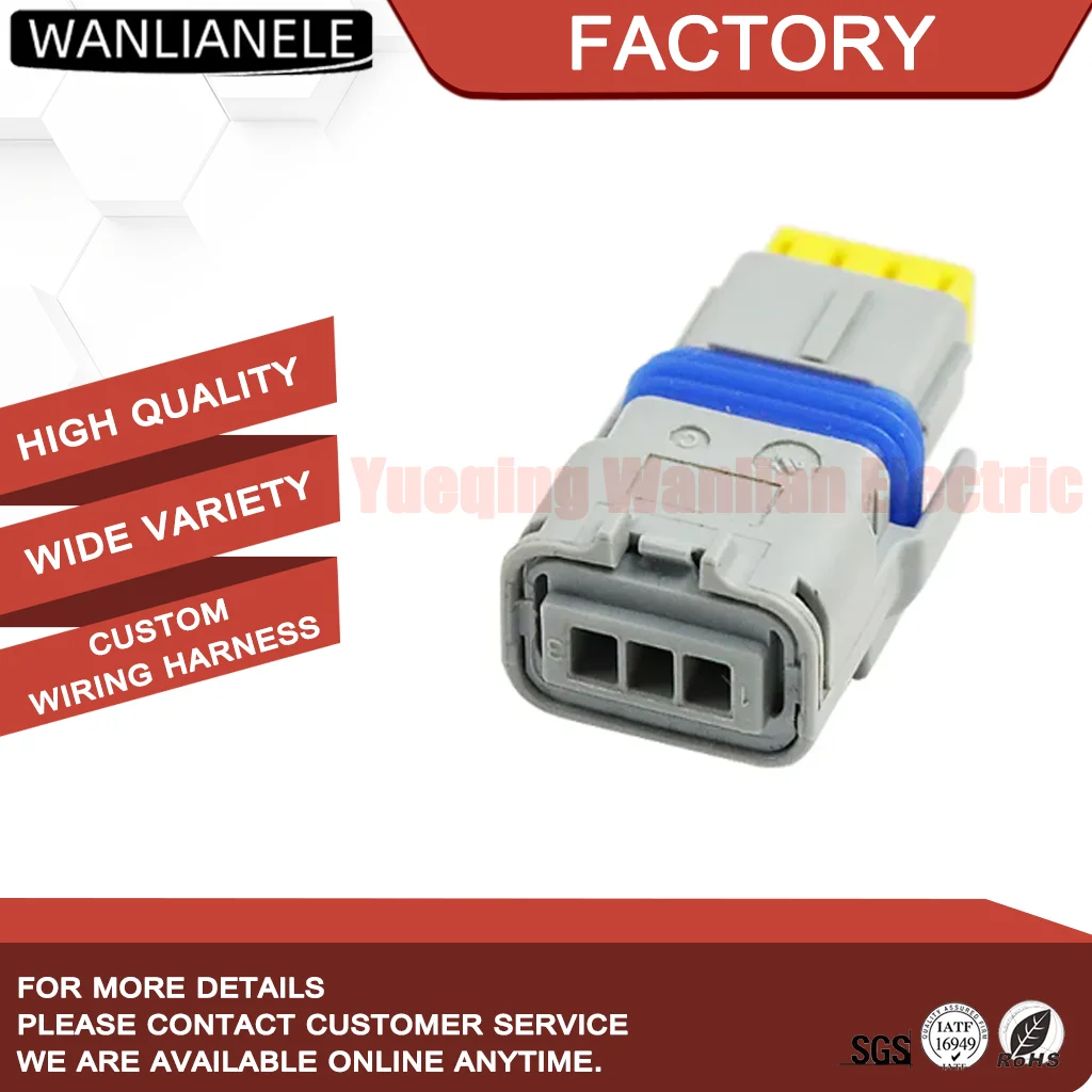 50 Sets Replacement for Aptiv 211PC032S8049 3 Pin Female Connector SICMA 1.5mm 3.33mm Waterproof IP68 Gray Fit Water Temp Sensor
50 Sets Replacement for Aptiv 211PC032S8049 3 Pin Female Connector SICMA 1.5mm 3.33mm Waterproof IP68 Gray Fit Water Temp Sensor