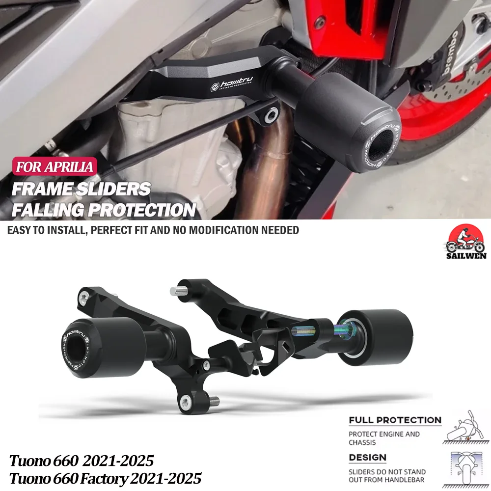 For Aprilia Tuono 660/Factory 2021-2025 Motorcycle Falling Protection Engine Frame Slider Fairing Guar Crash Pad Side Protector
For Aprilia Tuono 660/Factory 2021-2025 Motorcycle Falling Protection Engine Frame Slider Fairing Guar Crash Pad Side Protector