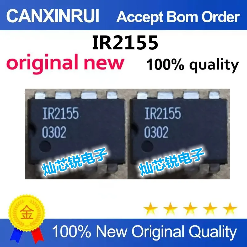 IR2155 Bridge Driver DIP8 Original Imported
IR2155 Bridge Driver DIP8 Original Imported