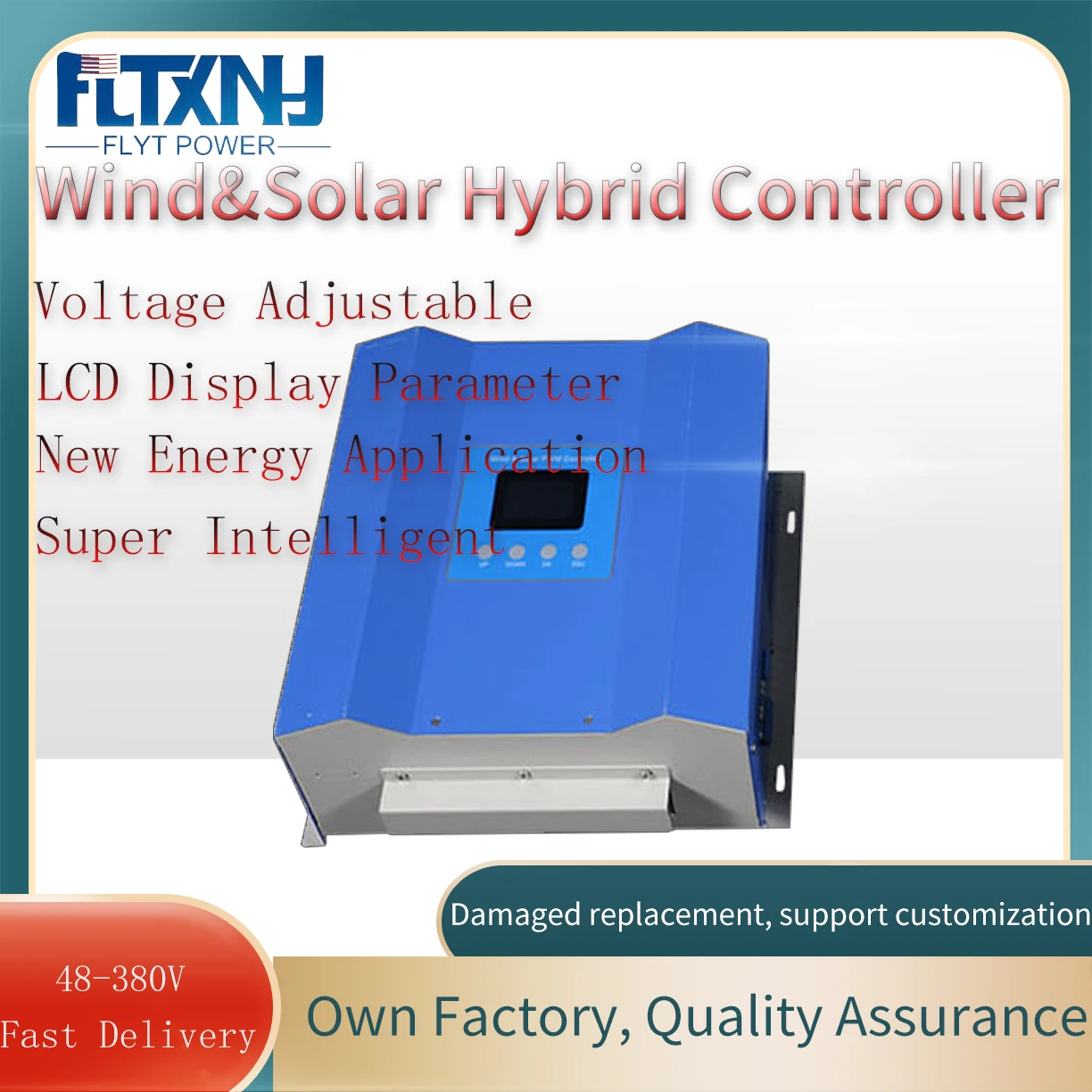 FLTXNY PPWM Wind Solar Hybrid Charge Controller With Dump Load 1KW 2KW 3KW 5KW 10KW 20KW 24V/48V/96V /12V/240V380V
FLTXNY PPWM Wind Solar Hybrid Charge Controller With Dump Load 1KW 2KW 3KW 5KW 10KW 20KW 24V/48V/96V /12V/240V380V