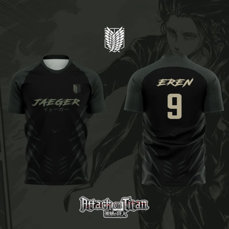 EREN JAEGER Attack on Titan Kids/Adults Summer Leisure Fashion Anime 3D Printed T-shirt Role Playing Autumn Clothes
EREN JAEGER Attack on Titan Kids/Adults Summer Leisure Fashion Anime 3D Printed T-shirt Role Playing Autumn Clothes