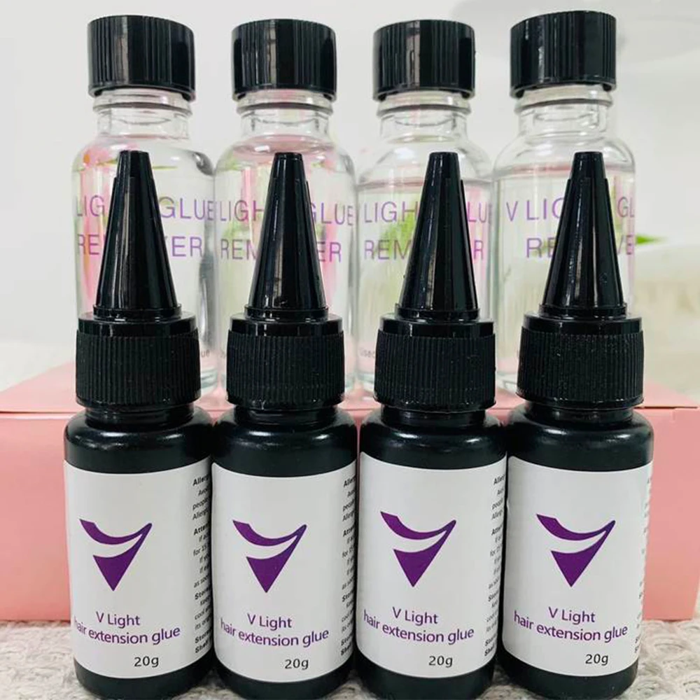 V-Light Technology Hair Extension Wig glue V-Light hair extension glue adhesive extensions remover 20g for wig installation
V-Light Technology Hair Extension Wig glue V-Light hair extension glue adhesive extensions remover 20g for wig installation