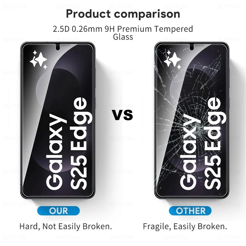 4-1Pcs 9H Clear Tempered Glass Full Cover Screen Protector For Samsung Galaxy S25 Edge S25Edge S 25Edge 25 Edge 2025 Phone Film 4-1Pcs 9H Clear Tempered Glass Full Cover Screen Protector For Samsung Galaxy S25 Edge S25Edge S 25Edge 25 Edge 2025 Phone Film